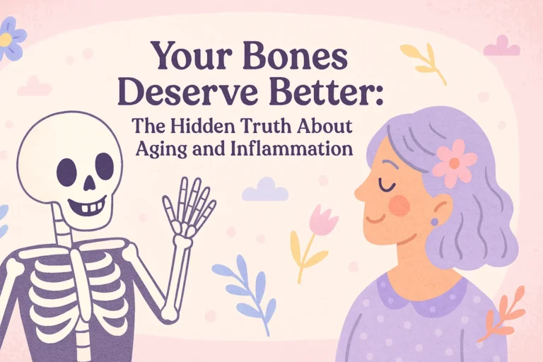Post explaining the importance of bone density and the dangers of inflammation